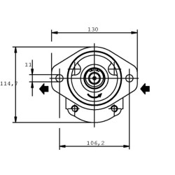 Siurblys PLP20.4D0-03S2-LEB/EA-N-EL PLP204D003S2