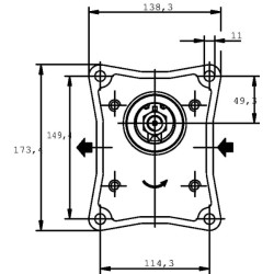 Siurblys PLP 30.73-D0 84-E4 LEF/ED PLP3073D084E4