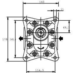Siurblys KP 30.61 DO-84-E4-LEF/ED KP3061D084E4