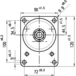 Krumpliaratinis siurblys AZPF-10-019RSG20MB Bosch Rexroth 0510645003