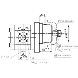Krumpliaratinis siurblys AZPF-10-019RSG20MB Bosch Rexroth 0510645003
