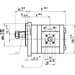 Krumpliaratinis siurblys AZPF-12-005RSA20MB Bosch Rexroth 0510345001
