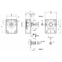 Atraminis kūginis velenas 1:8 T38