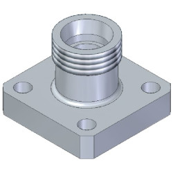 Siurblio flanšas tiesus metrinis GF35LKL15H030