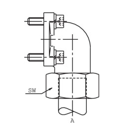 Jungiamasis flanšas 16S WFV16S35