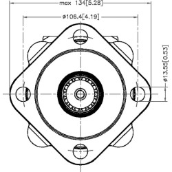 Orbitinis variklis OMS160151F0510