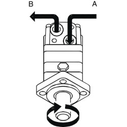 Orbitinis variklis, velenas 1 3/8"Z6 OMS250151F0565