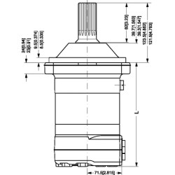 Orbitinis variklis TMT630 TMT630151Z3015