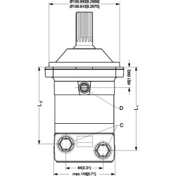 Orbitinis variklis TMT630 TMT630151Z3015