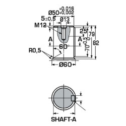 Orbitinis variklis, velenas Ø 60 kūginis OMV800151B3114