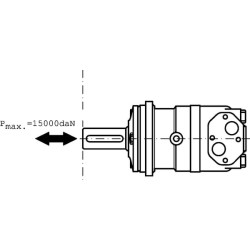 Orbitinis variklis, velenas Ø50, standartinis OMV400151B3101
