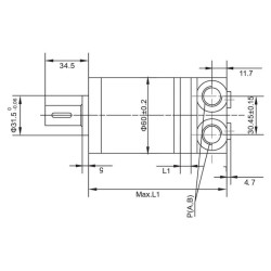 Orbitinis variklis 32cc Kramp SMM32CPSKR