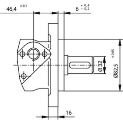 Orbitinis variklis SMH-400-4-B-D-GP SMH4004BDGP