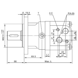 Orbitinis variklis 200cc Kramp SMS200A432YKR