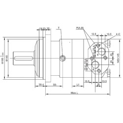 Orbitinis variklis 400cc, „GoPart“ SMV400A440YGP