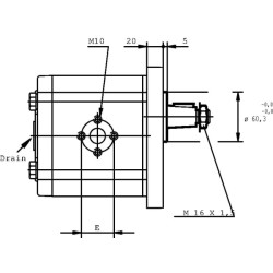 Variklis PLM30.61R0-84E4-LED/EF-N PLM3061R84E4
