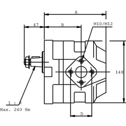 Variklis KM 30.61 RO-83E3-LED/EB KM3061R83E3
