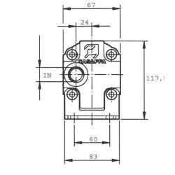 Paskirstymo variklis PLD10/2 CS-GD/4-G PLD1024VPE