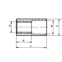 MA16 suvirinimo sriegis 35x2x16 DIN5480 MA16LAS