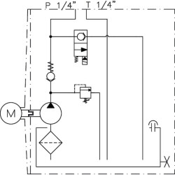 Priekabos komplektas 24VDC 2100W 8Ltr 3.2cc MPP85B004