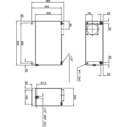 Plieninis rezervuaras - 20 l MPPT020