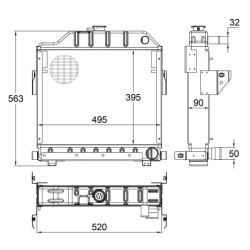 Case - IH 453 787605R92N aušintuvas