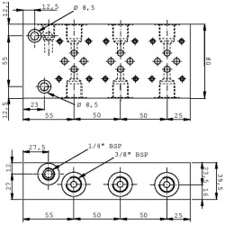 1 sekcijos kolektorius MPPM01