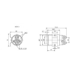 Relė 24V 300A Iskra 11250187