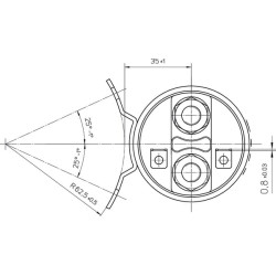 Nuolatinės srovės variklio relė - 24V - 300A MPPDCMR24VHD