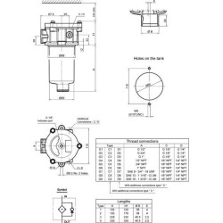Grįžtamasis filtras MPF 100/2-16-A10 MPF1002A10H