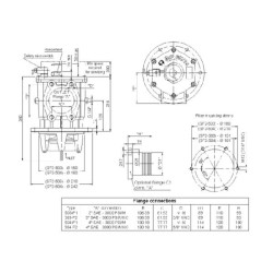 Siurbimo filtras SF2-504-A-F1-S-M25 4" SAE SF2504SM25
