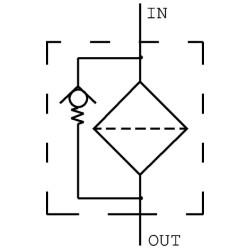 Slėginis filtras 3/4"BSP 1-B-A-G1-P10-N FMP1351P10