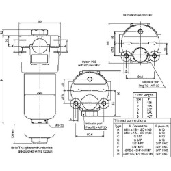 Slėginis filtras 3/4" 25 µm FMM0504BADA25NP01