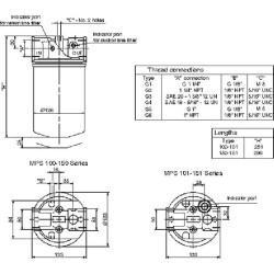 Galvutė MPS100/150-R-G1, 1 1/4" BSP MPS9100RG1
