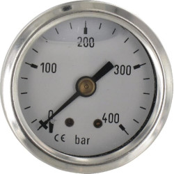 Slėgio matuoklis Ø40 0–400 bar 1/8" galinis MA40400B02SSGF