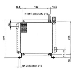 Alyvos aušintuvo apvedimo jungtis 12 V 48–60 ˚C OK2015KBV12301
