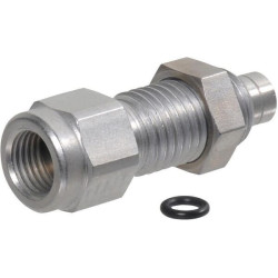 „BulkHead“ manometras, vidinis 1/4 BSP, MA2014