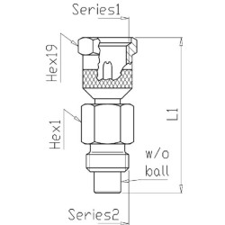 Reduktorius M16x20sw-M16x15ot AD16201615B