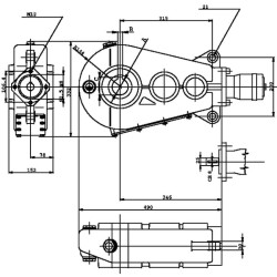 Pavarų dėžė 35,2:1 RT40050
