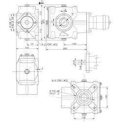 Pavarų dėžė 4,1:1 RT12040