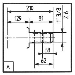Pavarų dėžė T-279D 1:1.82 27933100