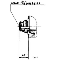 Pavarų dėžė GBF-30-S-4-3,5 (h) GBF30S435
