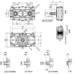Pavarų dėžė GBF-30-D-2-2.0 GBF30D220