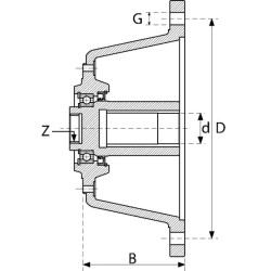 Įvesties elektros variklis IEC 180 PD94702051002