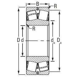 Sferinis ritininis guolis 30x72x19mm Timken 21306EJW33