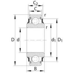 Rutulinis guolis 204KRD4
