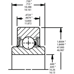 Rutulinis guolis 203KRR6