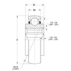 Ritininis guolis 206KRRB6