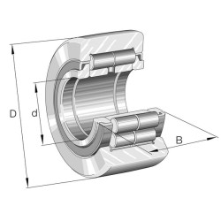 Vikšro ritininis guolis NUTR20XA