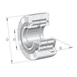 Vikšro ritininis guolis NUTR50XA